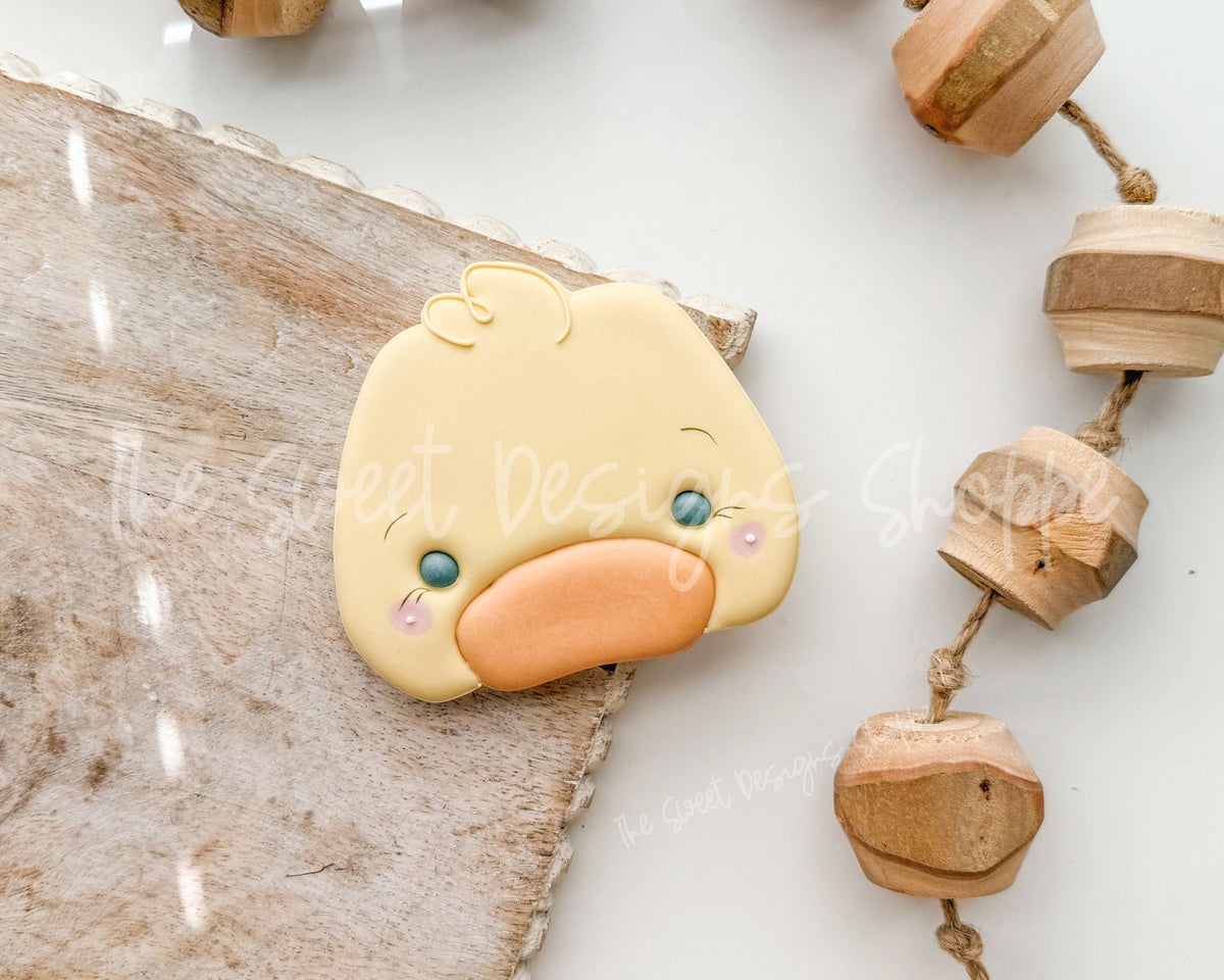 Cookie Cutters - Cute Duck Face - Cookie Cutter - The Sweet Designs Shoppe - TSDS - - ALL,Animal,Animals,Barn,Cookie Cutter,Promocode,STL