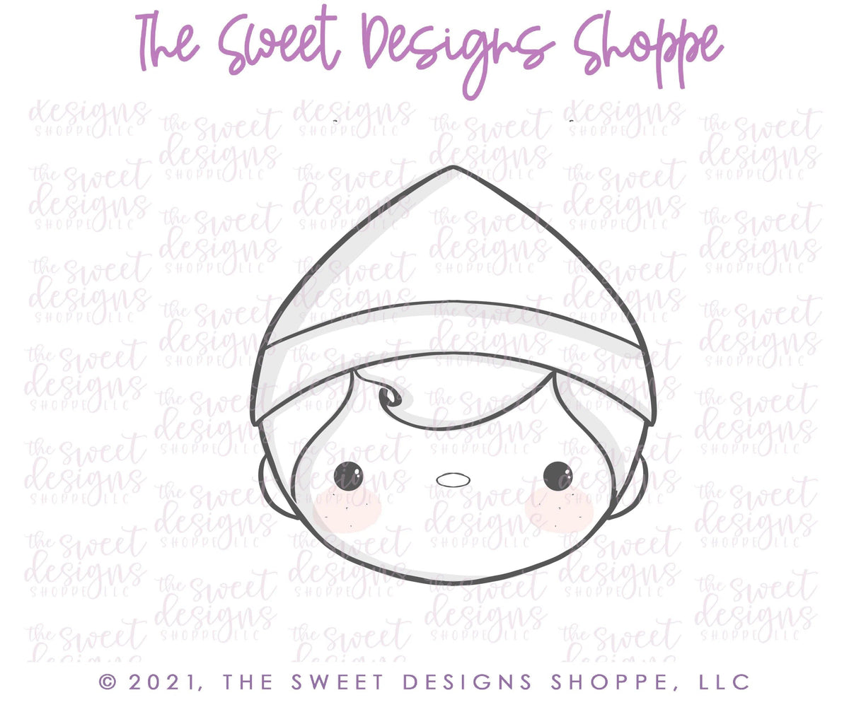 Cookie Cutters - Cute Elf Face - Cookie Cutter - The Sweet Designs Shoppe - TSDS - - ALL,Christmas,Christmas / Winter,Christmas Cookies,Cookie Cutter,Elf,elf face,Promocode,R,Santa,toys