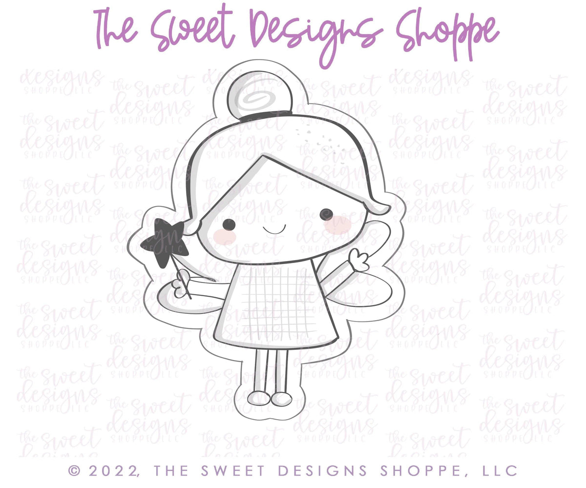 Cookie Cutters - Cute Fairy - Cookie Cutter - The Sweet Designs Shoppe - TSDS - - ALL,birthday,Cookie Cutter,Fantasy,Kids / Fantasy,Promocode,R,STL,valentines