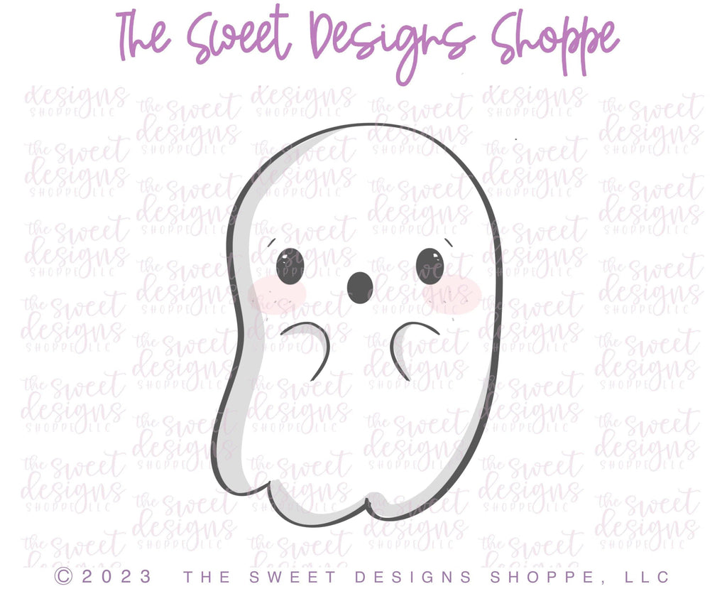 Cookie Cutters - Cute Flying Ghost - Cookie Cutter - The Sweet Designs Shoppe - - ALL, Boo, Cookie Cutter, Fall / Halloween, Ghost, halloween, Promocode