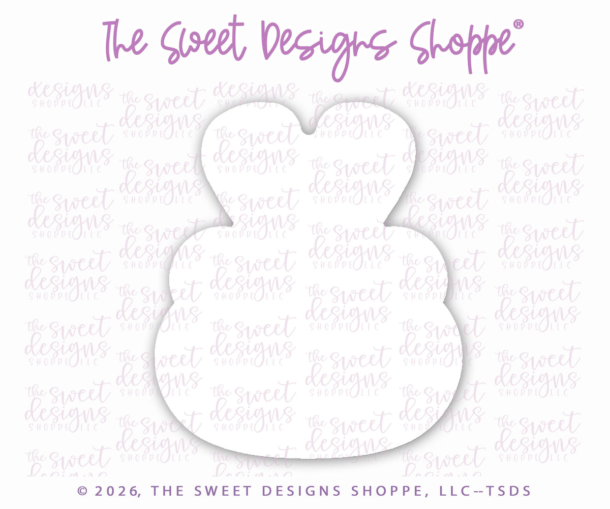 Cookie Cutters - Cute Frog Face with Bunny Ears - Cookie Cutter - The Sweet Designs Shoppe - TSDS - - ALL,Animal,Animals,Animals and Insects,Cookie Cutter,cute nerdy bunny face,cutest bunny face,Easter,Easter / Spring,easter basket,Promocode,STL