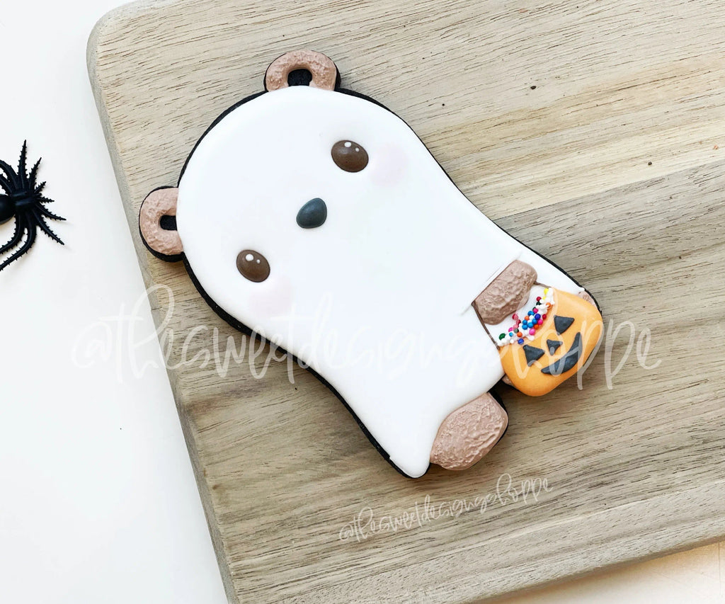 Cookie Cutters - Cute Ghost Bear - Cookie Cutter - The Sweet Designs Shoppe - TSDS - - ALL,Animal,Animals,Cookie Cutter,halloween,Promocode