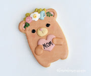 Cookie Cutters - Cute Girl Bear - Cookie Cutter - The Sweet Designs Shoppe - TSDS - - ALL,Animal,Animals,Cookie Cutter,mom,mother,Mothers Day,Promocode,STL,Valentine,Valentines,Valentines couples