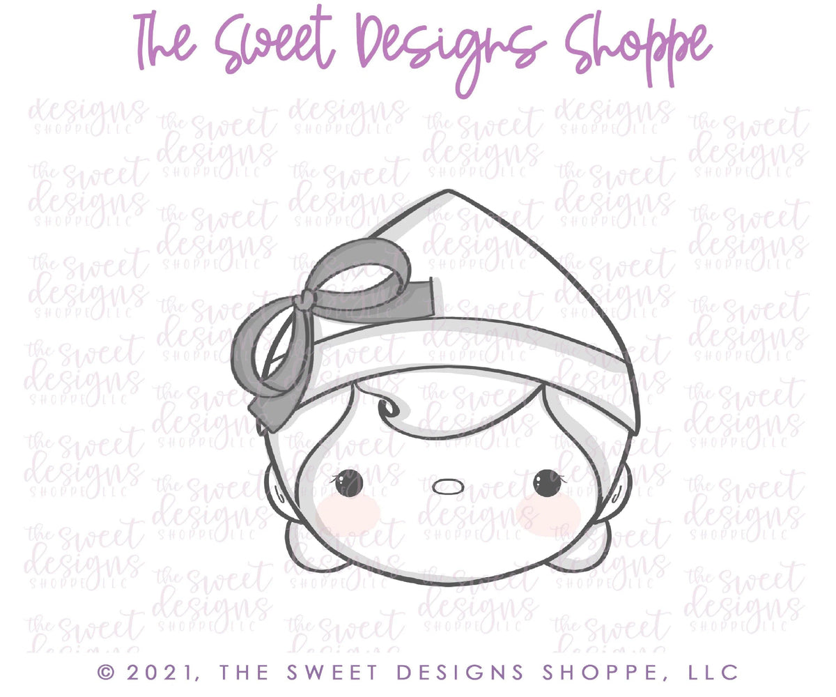 Cookie Cutters - Cute Girl Elf Face - Cookie Cutter - The Sweet Designs Shoppe - TSDS - - ALL,Christmas,Christmas / Winter,Christmas Cookies,Cookie Cutter,Elf,elf face,Promocode,R,STL