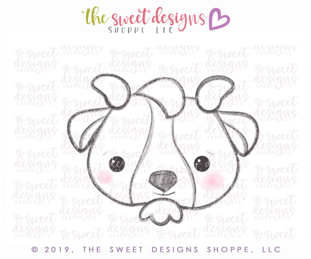 Cookie Cutters - Cute Goat Face - Cookie Cutter - The Sweet Designs Shoppe - TSDS - - ALL,Animal,Animals,Barn,Cookie Cutter,Promocode,STL