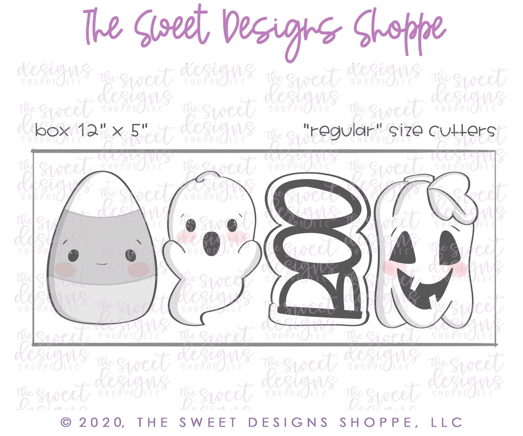 Cookie Cutters - Cute Halloween Set - Cookie Cutters - Sweet Designs Shoppe - - 2021Top15, ALL, Cookie Cutter, Fall / Halloween, Halloween, Halloween set, Halloween Sets, Mini Sets, Promocode, regular sets, set
