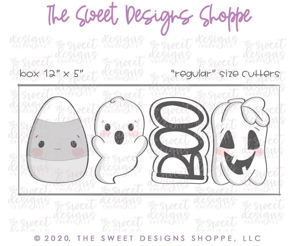 Cookie Cutters - Cute Halloween Set - Cookie Cutters - The Sweet Designs Shoppe - - 2021Top15, ALL, Cookie Cutter, Fall / Halloween, Halloween, Halloween set, Halloween Sets, Mini Sets, Promocode, regular sets, set