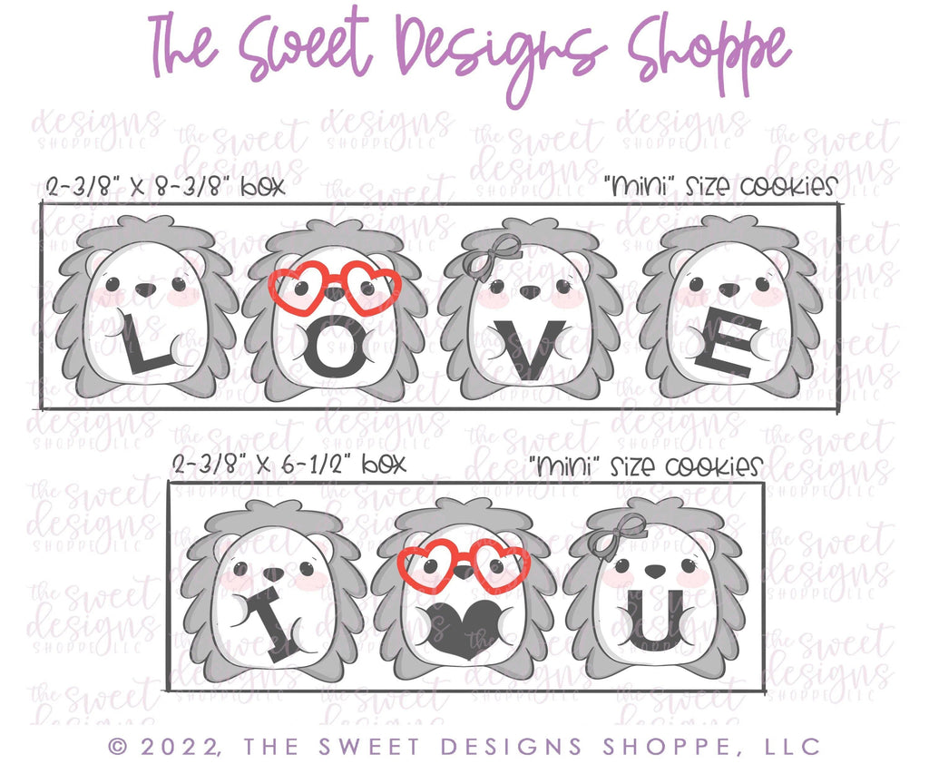 Cookie Cutters - Cute Hedgehog - Cookie Cutter - The Sweet Designs Shoppe - TSDS - - ALL,Animal,Animals,Cookie Cutter,kids,Outdoors,Promocode,valentine,valentines,Woodland