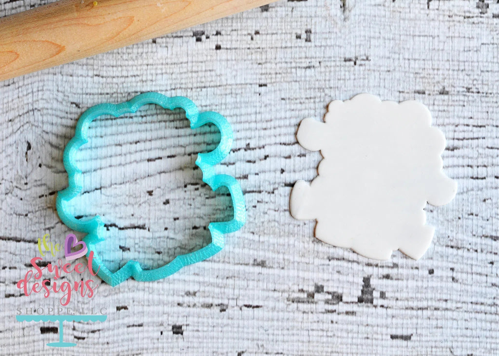 Cookie Cutters - Cute Lamb v2- Cookie Cutter - Sweet Designs Shoppe - - ALL, Animal, Animals, Chick, Cookie Cutter, Cute, Easter, Easter / Spring, Lamb, Promocode