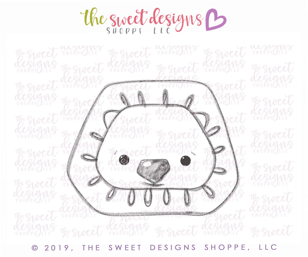 Cookie Cutters - Cute Lion Face v2- Cookie Cutter - Sweet Designs Shoppe - - 2019, ALL, Animal, Animals, Barn, Cookie Cutter, Promocode