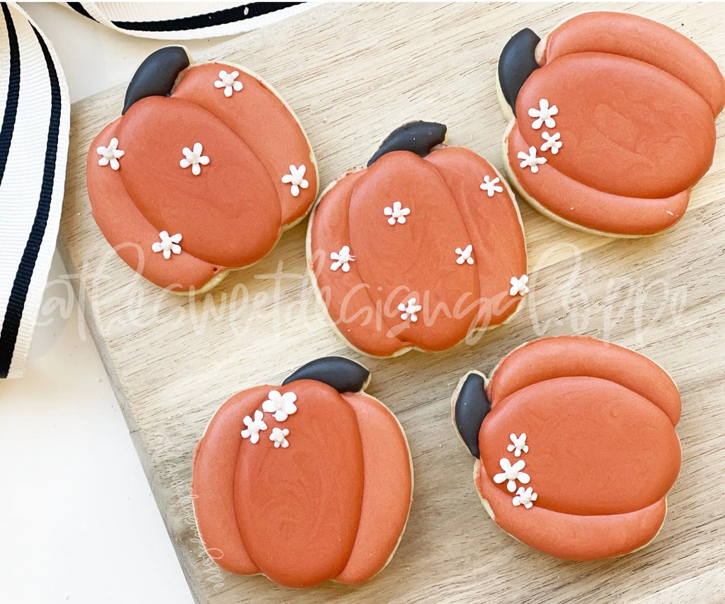 Cookie Cutters - Cute Little Pumpkin - Cookie Cutter - The Sweet Designs Shoppe - TSDS - - ALL,Autumn,Cookie Cutter,Fall,Fall / Halloween,Fall / Thanksgiving,Fruits and Vegetables,Halloween,Promocode,Pumpkin,STL,thanksgiving