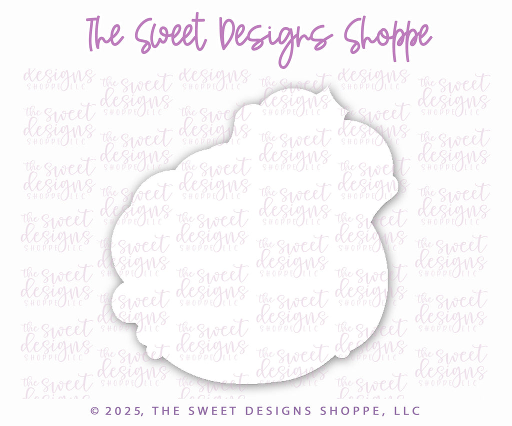 Cookie Cutters - Cute Mrs. Claus Face - Cookie Cutter - The Sweet Designs Shoppe - TSDS - - ALL,Christmas,Christmas / Winter,claus,Cookie Cutter,Mrs Claus,MrsClaus,new,Promocode,STL