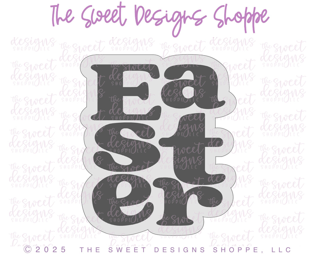 Cookie Cutters - Cute Nerdy Bunny Face and Easter Plaque Set - Set of 2 - Cookie Cutters - The Sweet Designs Shoppe - TSDS - - ALL,Animal,Animals,Animals and Insects,Cookie Cutter,Easter,Easter / Spring,Promocode,regular sets,set,STL