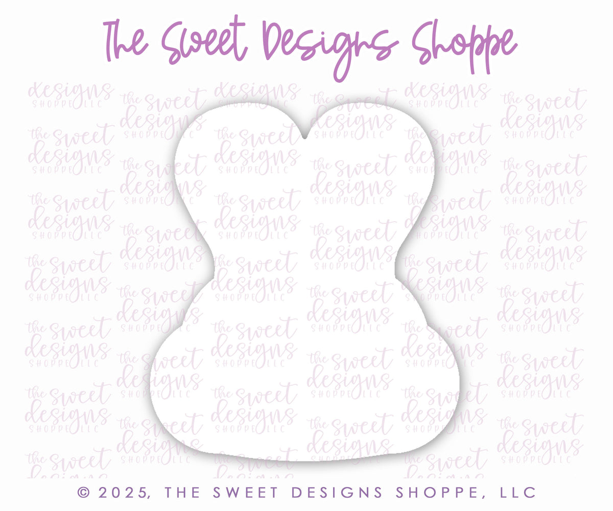 Cookie Cutters - Cute Nerdy Bunny Face - Cookie Cutter - The Sweet Designs Shoppe - TSDS - - ALL,Animal,Animals,Animals and Insects,Cookie Cutter,cute nerdy bunny face,cutest bunny face,Easter,Easter / Spring,easter basket,Promocode,STL