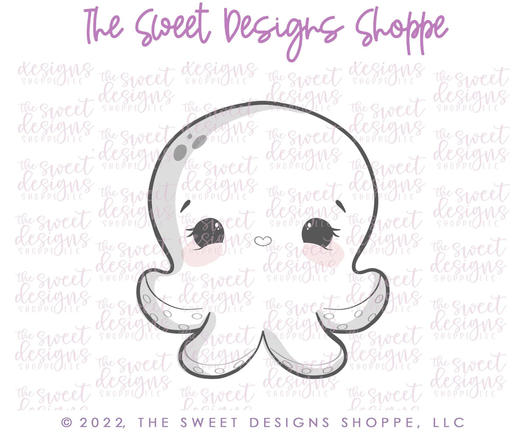 Cookie Cutters - Cute Octopus - Cutter - Sweet Designs Shoppe - - ALL, Animal, Cookie Cutter, Lady Milk Stache, Lady MilkStache, LadyMilkStache, ocean, Promocode, sea, Summer, under the sea