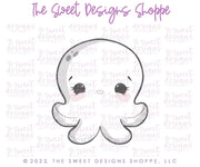 Cookie Cutters - Cute Octopus - Cookie Cutter - The Sweet Designs Shoppe - TSDS - - ALL,Animal,Animals,Cookie Cutter,Lady Milk Stache,Lady MilkStache,LadyMilkStache,ocean,Promocode,sea,STL,Summer,under the sea
