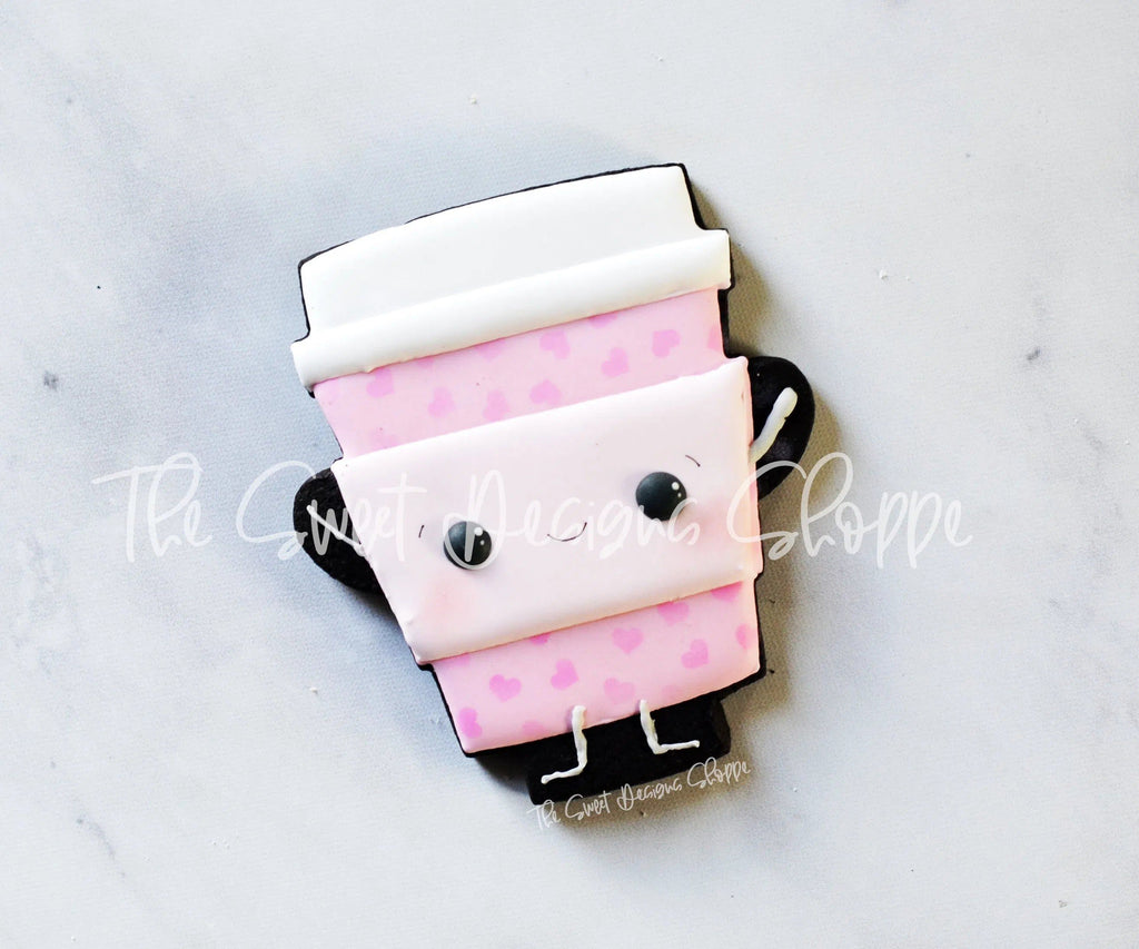 Cookie Cutters - Cute Paper Coffee Cup - Cookie Cutter - The Sweet Designs Shoppe - TSDS - - ALL,Cookie Cutter,dad,Father,father's day,Food,Food and Beverage,Food beverages,grandfather,love,Promocode,Valentine,Valentines