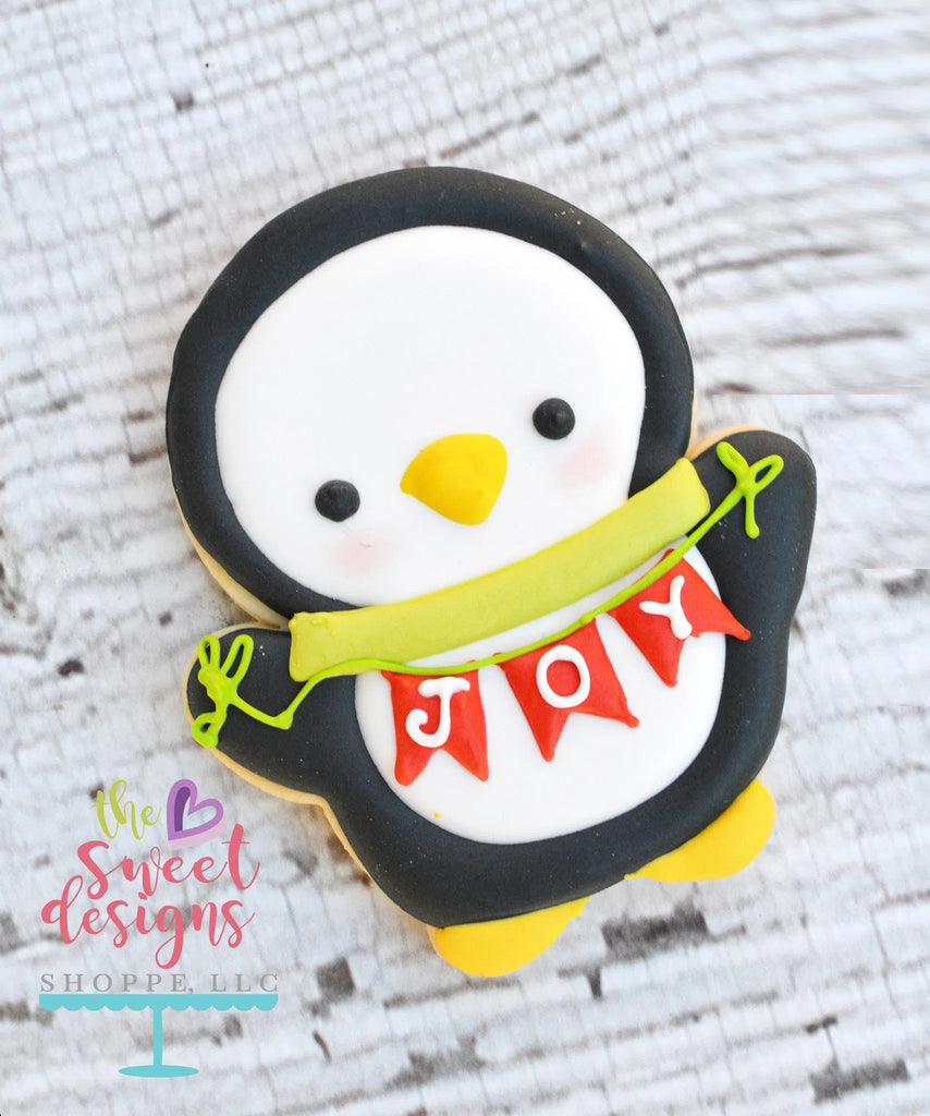 Cookie Cutters - Cute Penguin v2- Cookie Cutter - Sweet Designs Shoppe - - ALL, Animal, Chick, Christmas, Christmas / Winter, Cookie Cutter, Farm, Promocode