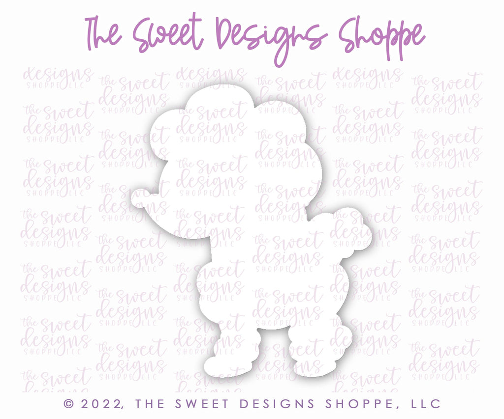 Cookie Cutters - Cute Poodle - Cookie Cutter - The Sweet Designs Shoppe - - ALL, Cookie Cutter, lollipop, marshamallow, Marshmallow Lollipop, new, Promocode, STL, Sweet, Sweets, valentine, Valentines