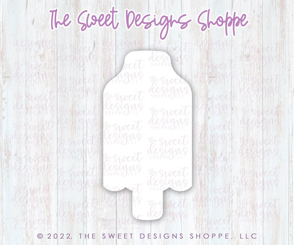 Cookie Cutters - Cute Popsicle - Cookie Cutter - The Sweet Designs Shoppe - TSDS - - ALL,celebration,cone,Cookie Cutter,dad,Father,Fathers Day,Food,Food & Beverages,grandfather,Ice Cream,icecream,pop,popscicle,Promocode,STL,Summer,Sweet,Sweets,valentine,valentines