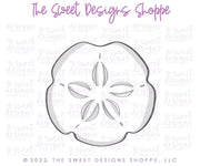 Cookie Cutters - Cute Sandollar - Cookie Cutter - The Sweet Designs Shoppe - TSDS - - ALL,Animal,Animals,Cookie Cutter,Lady Milk Stache,Lady MilkStache,LadyMilkStache,ocean,Promocode,sea,STL,Summer,under the sea