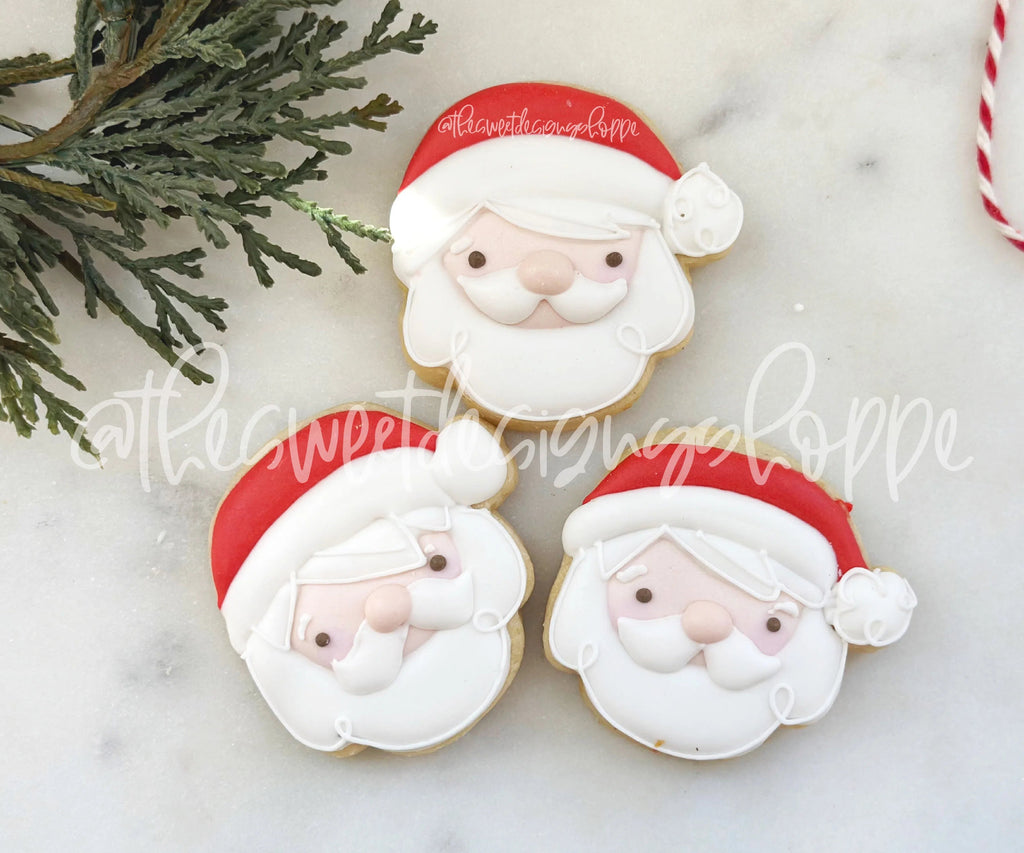 Cookie Cutters - Cute Santa Face - Cookie Cutter - Sweet Designs Shoppe - - 2018, ALL, Christmas, Christmas / Winter, Cookie Cutter, Face, Promocode, Santa Claus, Winter