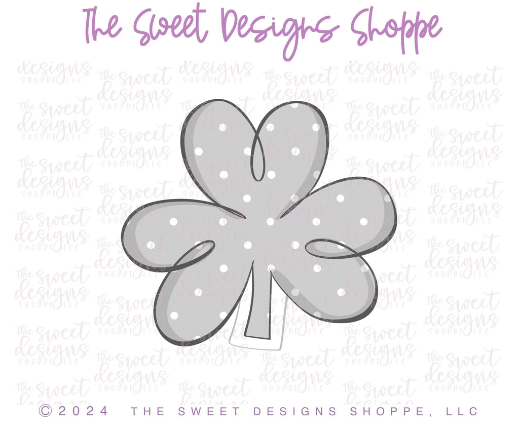 Cookie Cutters - Cute Shamrock - Cookie Cutter - The Sweet Designs Shoppe - TSDS - - ALL,celebration,Clover,Cookie Cutter,Holiday,Nature,patrick,patrick's,Promocode,ST PATRICK,St. Pat,St. Patricks