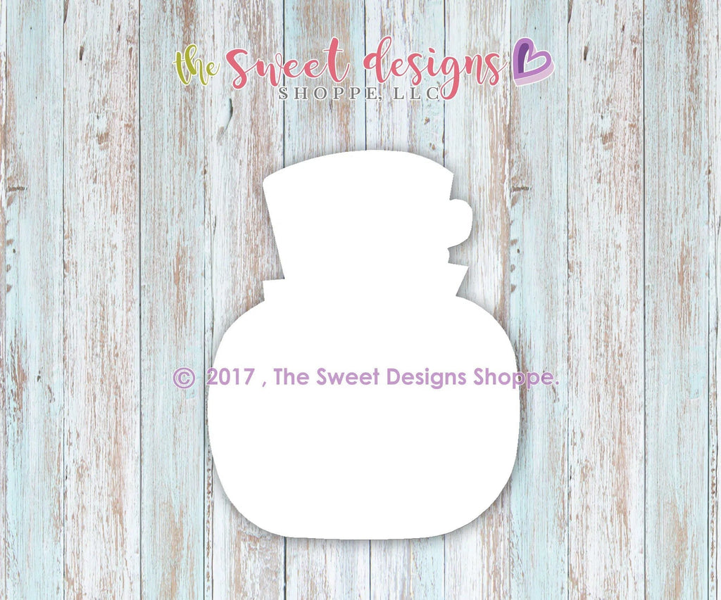 Cookie Cutters - Cute Snowman Face V2- Cookie Cutter - The Sweet Designs Shoppe - TSDS - - ALL,Christmas,Christmas / Winter,Cookie Cutter,Frosty,Promocode,Snow,Winter