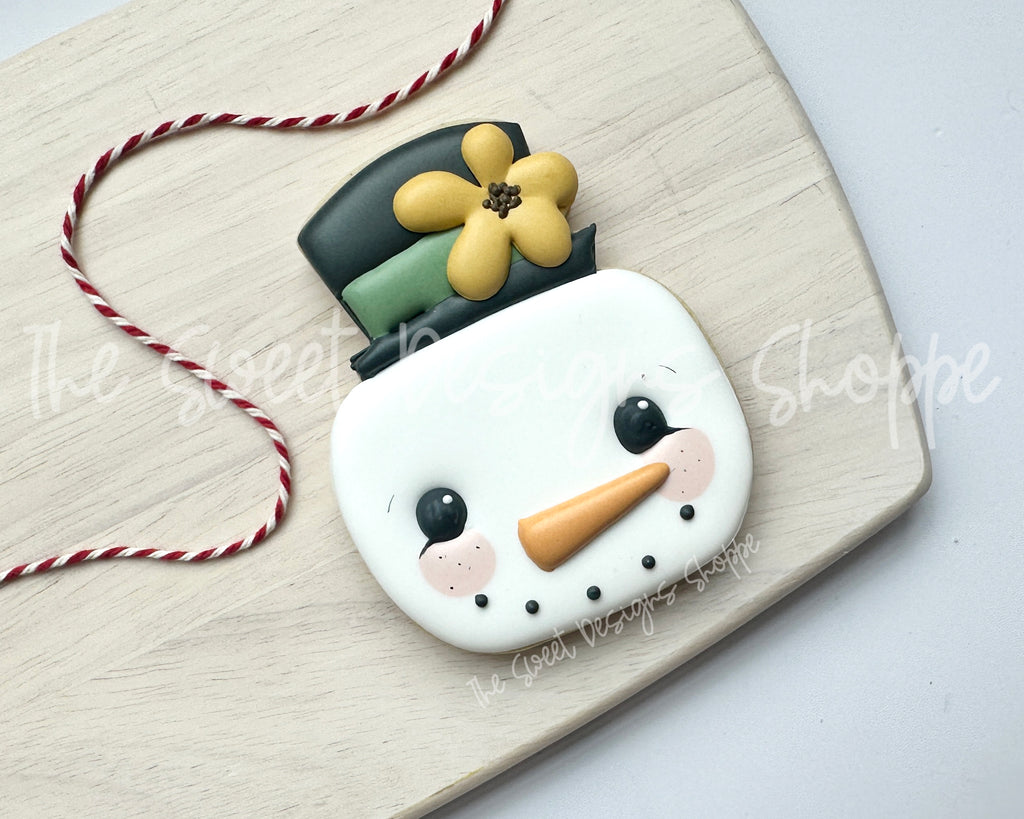 Cookie Cutters - Cute Snowman Face V2- Cookie Cutter - The Sweet Designs Shoppe - TSDS - - ALL,Christmas,Christmas / Winter,Cookie Cutter,Frosty,Promocode,Snow,Winter