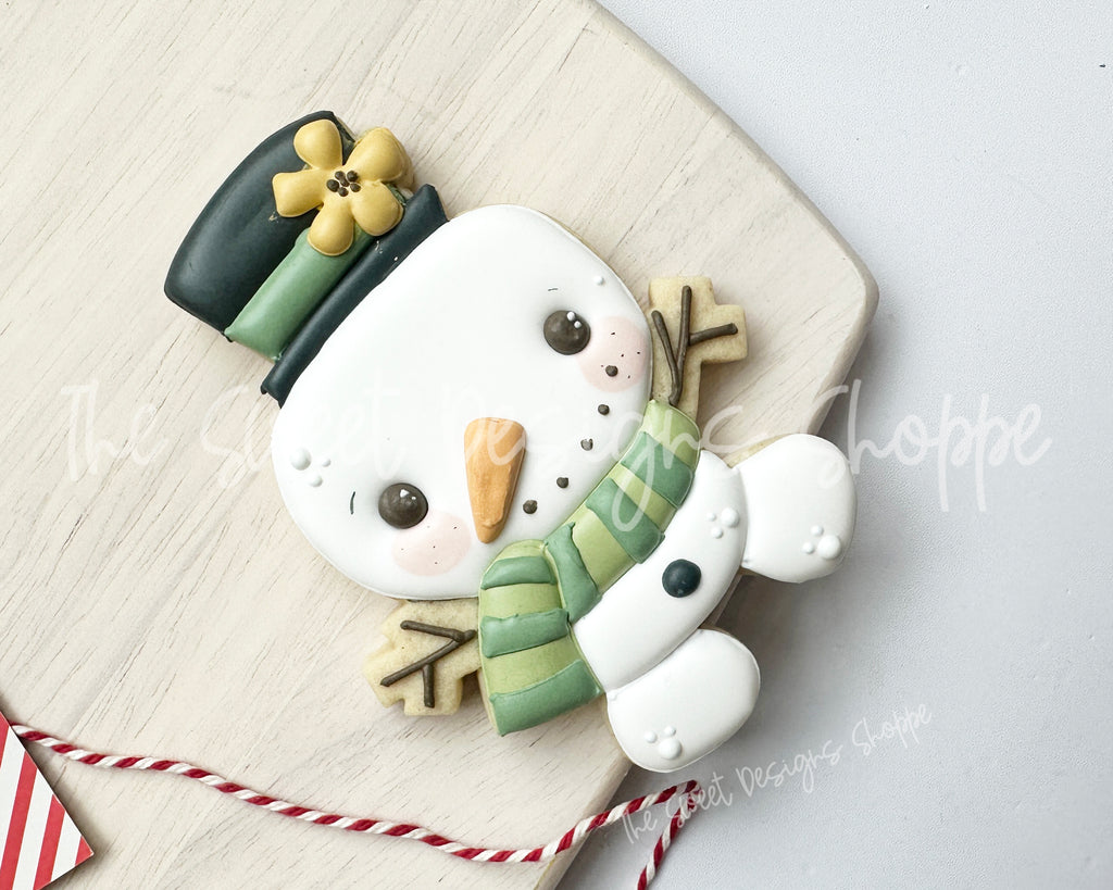 Cookie Cutters - Cute Snowman V2 - Cookie Cutter - The Sweet Designs Shoppe - TSDS - - ALL,Christmas,Christmas / Winter,Cookie Cutter,Frosty,Promocode,Snow,STL,Winter