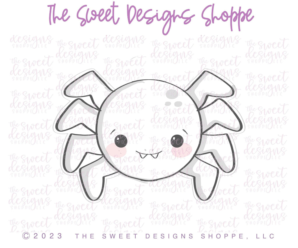 Cookie Cutters - Cute Spider - Cookie Cutter - The Sweet Designs Shoppe - - ALL, Animal, Cookie Cutter, Fall / Halloween, halloween, Promocode, Spider