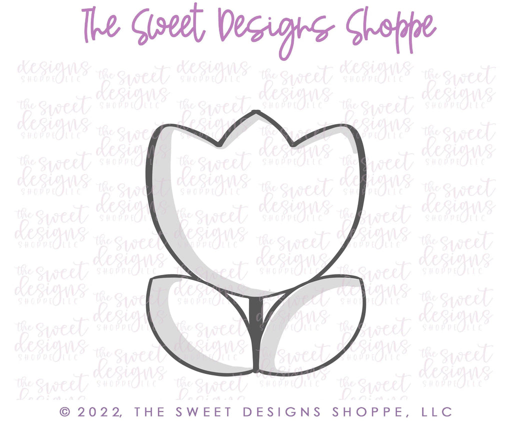 Cookie Cutters - Cute Tulip - Cookie Cutter - The Sweet Designs Shoppe - TSDS - - ALL,Cookie Cutter,Easter,Easter / Spring,Flower,Flowers,Leaves and Flowers,MOM,mother,Mothers Day,Nature,Promocode,STL,Trees Leaves and Flowers,Tulip,Woodlands Leaves and Flowers