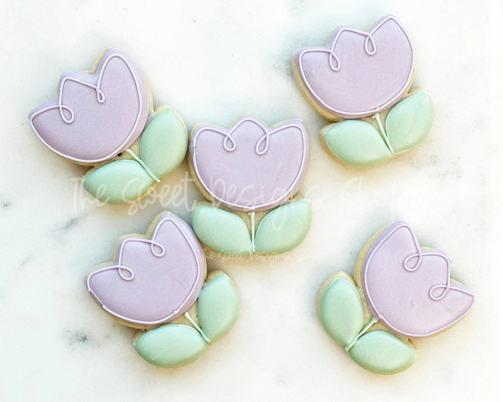 Cookie Cutters - Cute Tulip - Cookie Cutter - The Sweet Designs Shoppe - TSDS - - ALL,Cookie Cutter,Easter,Easter / Spring,Flower,Flowers,Leaves and Flowers,MOM,mother,Mothers Day,Nature,Promocode,STL,Trees Leaves and Flowers,Tulip,Woodlands Leaves and Flowers