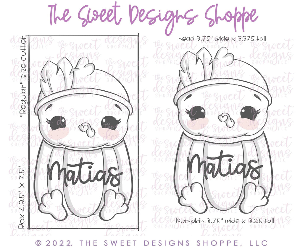 Cookie Cutters - Cute Turkey in Pumpkin Set - Set of 2 - Cookie Cutters - The Sweet Designs Shoppe - TSDS - - ALL,Cookie Cutter,Fall / Thanksgiving,Promocode,regular sets,set,thanksgiving,Turkey,turkey set