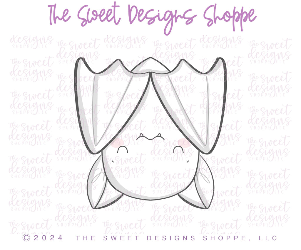 Cookie Cutters - Cute Upside Down Bat - Cookie Cutter - The Sweet Designs Shoppe - - ALL, Animal, Animals, Bat, Cookie Cutter, halloween, new, Promocode, STL