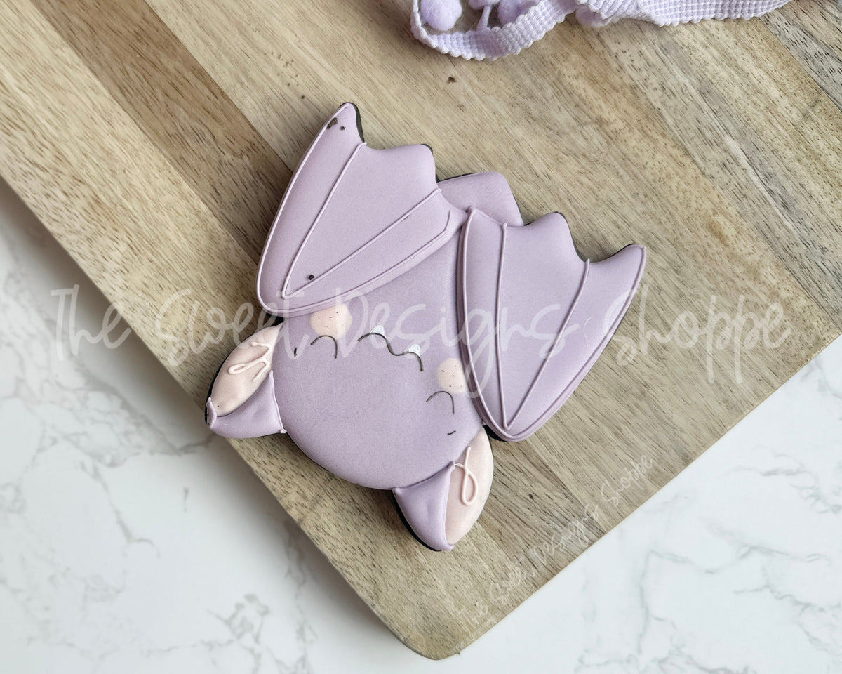 Cookie Cutters - Cute Upside Down Bat - Cookie Cutter - The Sweet Designs Shoppe - TSDS - - ALL,Animal,Animals,Bat,Cookie Cutter,halloween,Promocode,STL