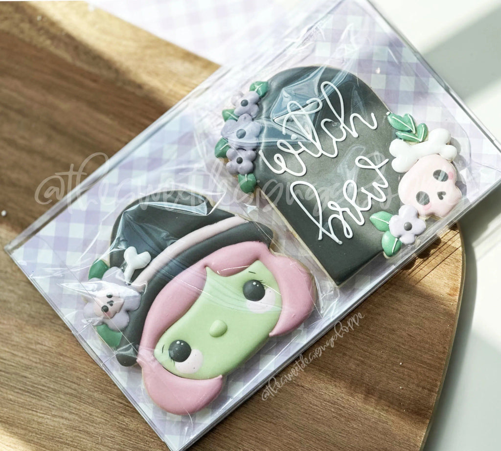 Cookie Cutters - Cute Witch Cookie Cutters Set - Set of 5 - Cookie Cutters - The Sweet Designs Shoppe - TSDS - - ALL,beach,Cookie Cutter,halloween,Mini Sets,Promocode,regular sets,set