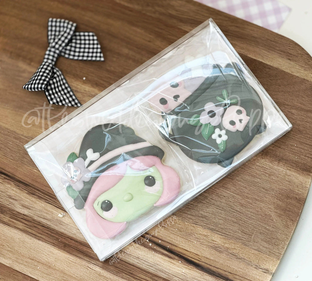 Cookie Cutters - Cute Witch Cookie Cutters Set - Set of 5 - Cookie Cutters - The Sweet Designs Shoppe - TSDS - - ALL,beach,Cookie Cutter,halloween,Mini Sets,Promocode,regular sets,set