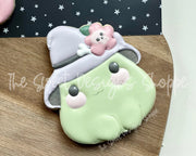 Cookie Cutters - Cute Witch Frog - Cookie Cutter - The Sweet Designs Shoppe - TSDS - - ALL,Animal,Animals,Animals and Insects,Cookie Cutter,Fall / Halloween,halloween,Promocode,STL