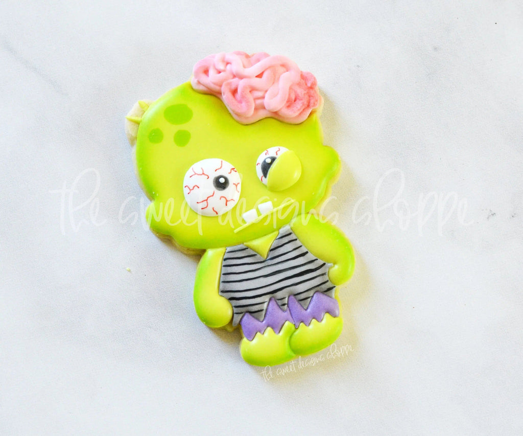 Cookie Cutters - Cute Zombie - Cookie Cutter - The Sweet Designs Shoppe - TSDS - - ALL,Boo,Cookie Cutter,Ghost,halloween,Monster and Zombies,Monsters and Zombies,Promocode,zombie,Zombies,Zombies and Monsters