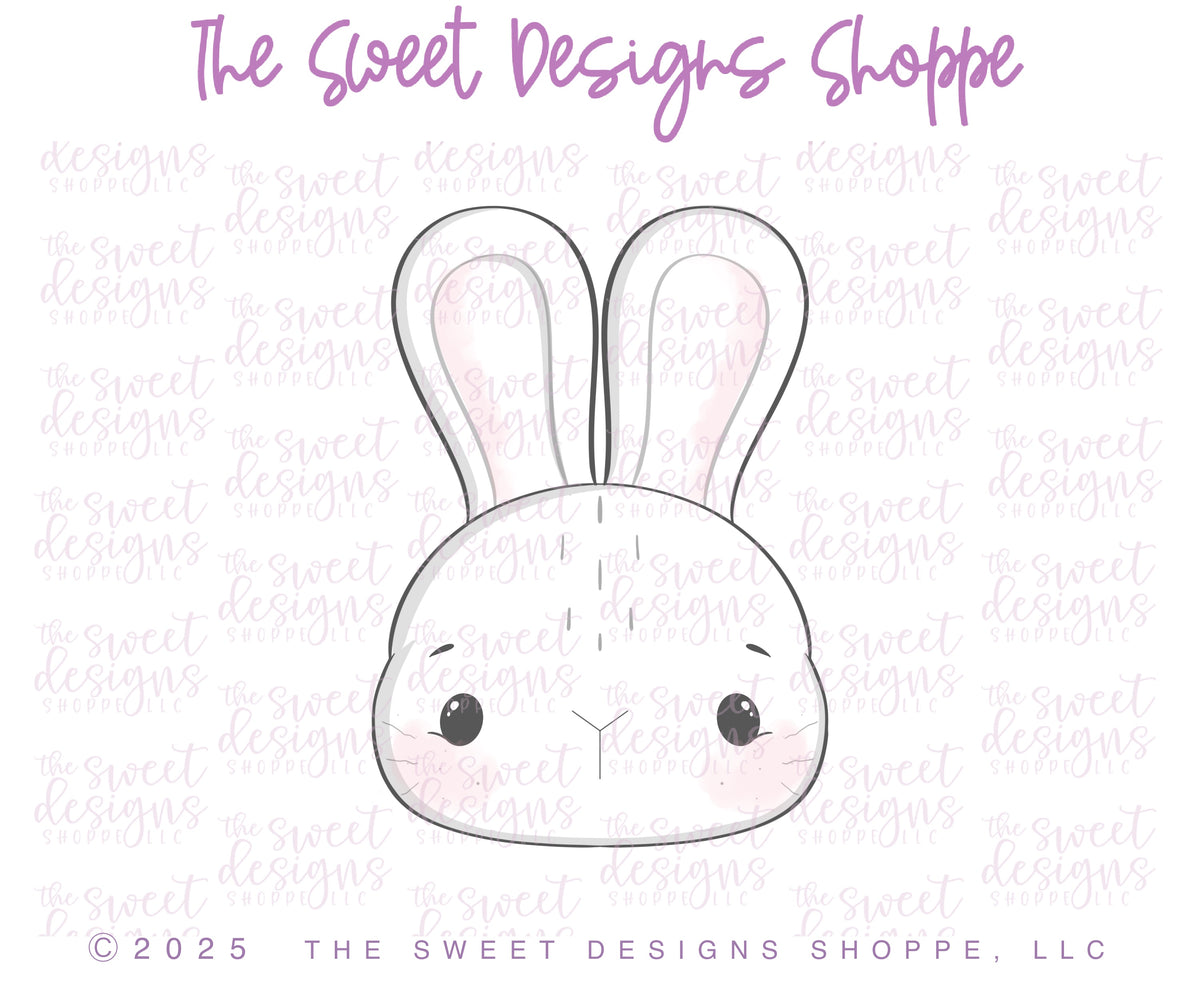 Cookie Cutters - Cutest Bunny Face - Cookie Cutter - The Sweet Designs Shoppe - TSDS - - ALL,Animal,Animals,Animals and Insects,basket,Cookie Cutter,cutest bunny face,Easter,Easter / Spring,easter basket,Promocode,STL