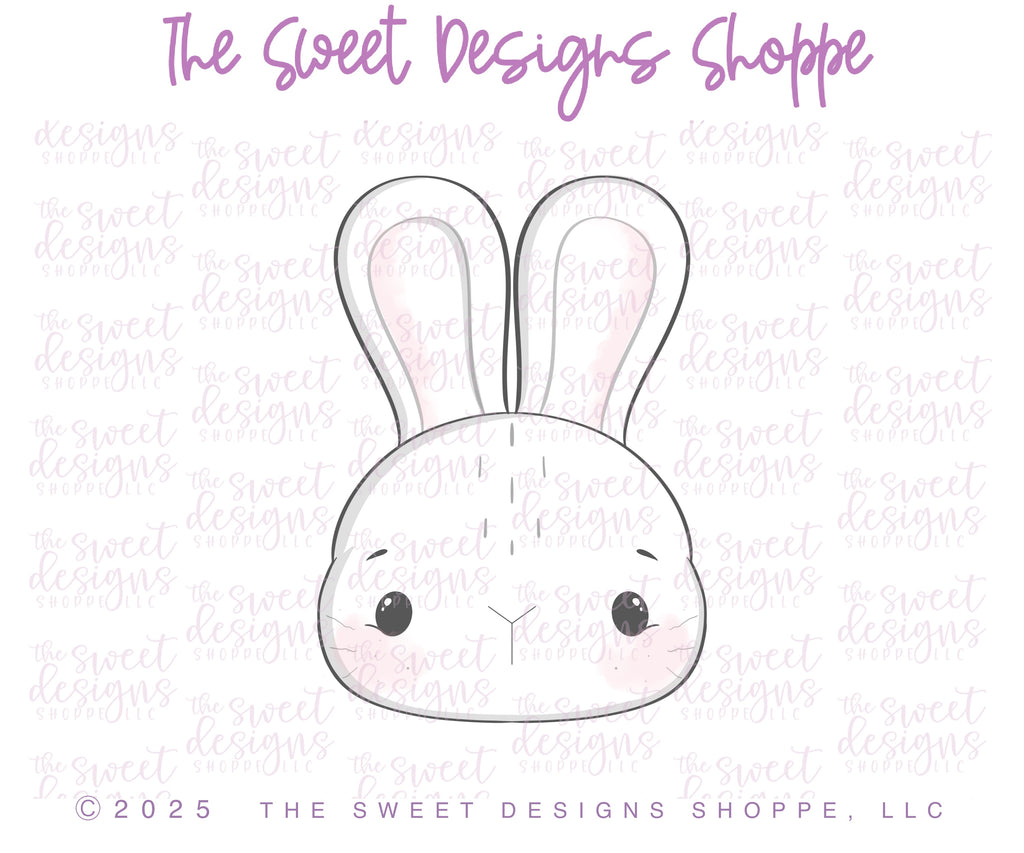 Cookie Cutters - Cutest Bunny Face - Cookie Cutter - The Sweet Designs Shoppe - TSDS - - ALL,Animal,Animals,Animals and Insects,basket,Cookie Cutter,cutest bunny face,Easter,Easter / Spring,easter basket,Promocode,STL