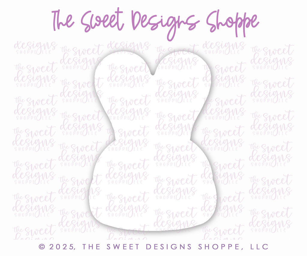 Cookie Cutters - Cutest Bunny Face Couple Set - Set of 2 - Cookie Cutters - The Sweet Designs Shoppe - TSDS - - ALL,Animal,Animals,Cookie Cutter,Easter,Easter / Spring,Mini Set,Mini Sets,Promocode,regular sets,set,STL