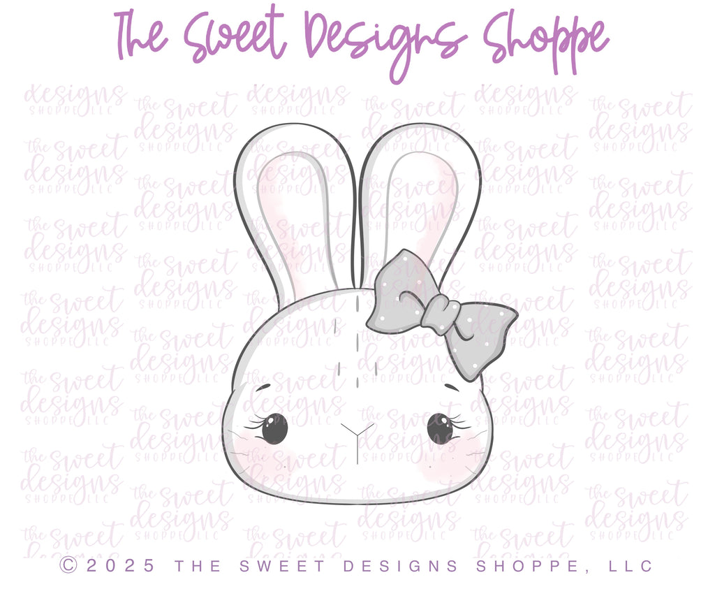 Cookie Cutters - Cutest Bunny Face Couple Set - Set of 2 - Cookie Cutters - The Sweet Designs Shoppe - TSDS - - ALL,Animal,Animals,Cookie Cutter,Easter,Easter / Spring,Mini Set,Mini Sets,Promocode,regular sets,set,STL
