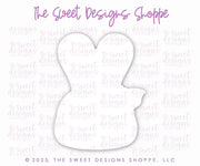 Cookie Cutters - Cutest Bunny Face with Bow - Cookie Cutter - The Sweet Designs Shoppe - TSDS - - ALL,Animal,Animals,Animals and Insects,basket,bunny girl with bow,Bunny plaque,Cookie Cutter,cutest bunny Face with bow,Easter,Easter / Spring,easter basket,gils bunny,Nature,Nest,Promocode,STL