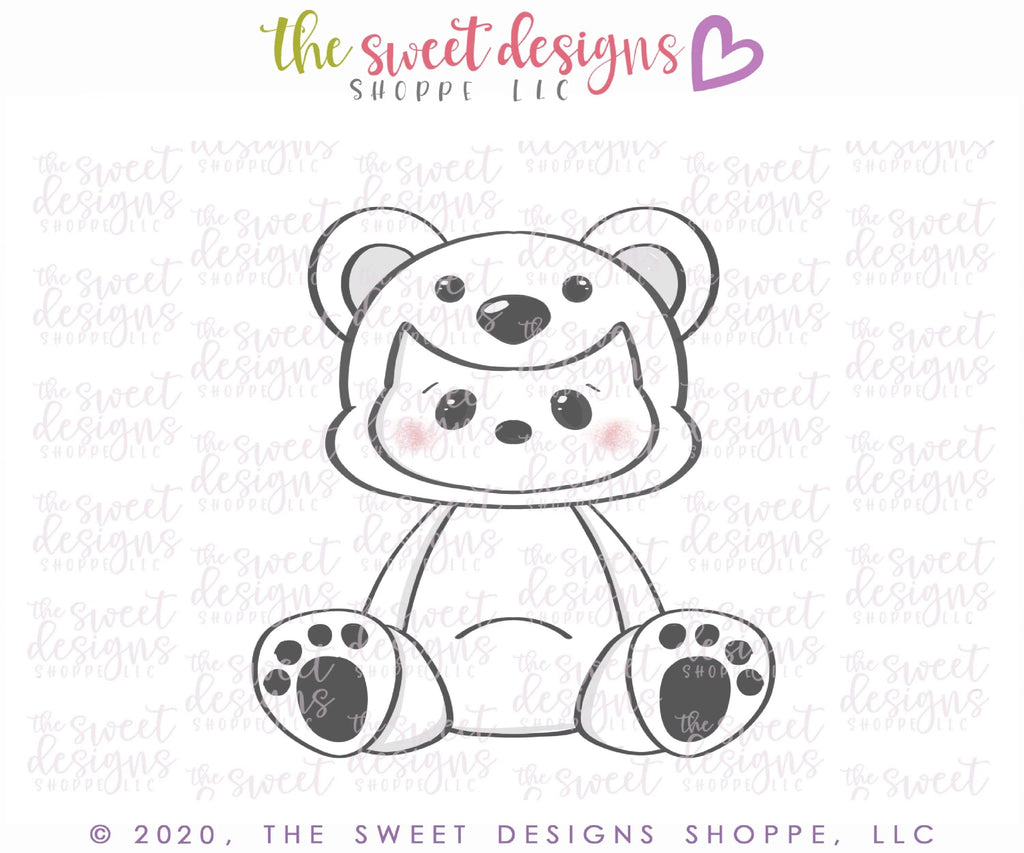 Cookie Cutters - Cutie Bear - Cookie Cutter - The Sweet Designs Shoppe - TSDS - - ALL,Baby / Kids,Christmas,Christmas / Winter,Christmas Cookies,Cookie Cutter,flour&faith,flourandfaith,halloween,kids,Kids / Fantasy,Promocode