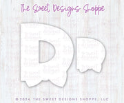 Cookie Cutters - D Bowtie - Cookie Cutter - The Sweet Designs Shoppe - TSDS - - ALL,Cookie Cutter,Dad,Father,father's day,Fonts,grandfather,mother,Mothers Day,Promocode