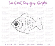 Cookie Cutters - Daddy's Fish - Cookie Cutter - The Sweet Designs Shoppe - TSDS - - ALL,Animal,Animals,Cookie Cutter,dad,Father,father's day,grandfather,mother,Mothers Day,Promocode,STL,summer,under the sea