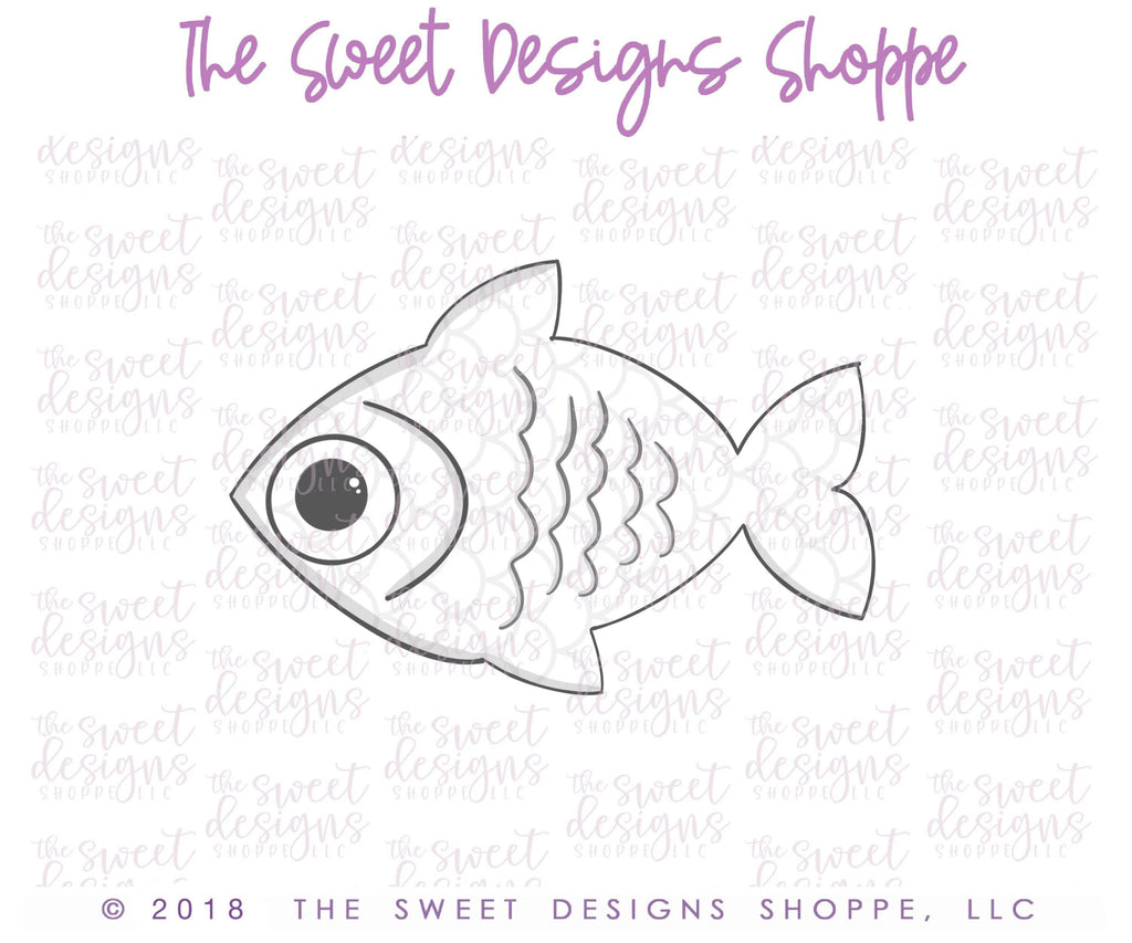 Cookie Cutters - Daddy's Fish - Cookie Cutter - The Sweet Designs Shoppe - TSDS - - ALL,Animal,Animals,Cookie Cutter,dad,Father,father's day,grandfather,mother,Mothers Day,Promocode,summer,under the sea
