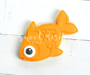 Cookie Cutters - Daddy's Fish - Cookie Cutter - The Sweet Designs Shoppe - TSDS - - ALL,Animal,Animals,Cookie Cutter,dad,Father,father's day,grandfather,mother,Mothers Day,Promocode,STL,summer,under the sea